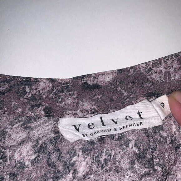 Velvet by Graham Spencer Modal Boho Top Size P - Picture 4 of 7